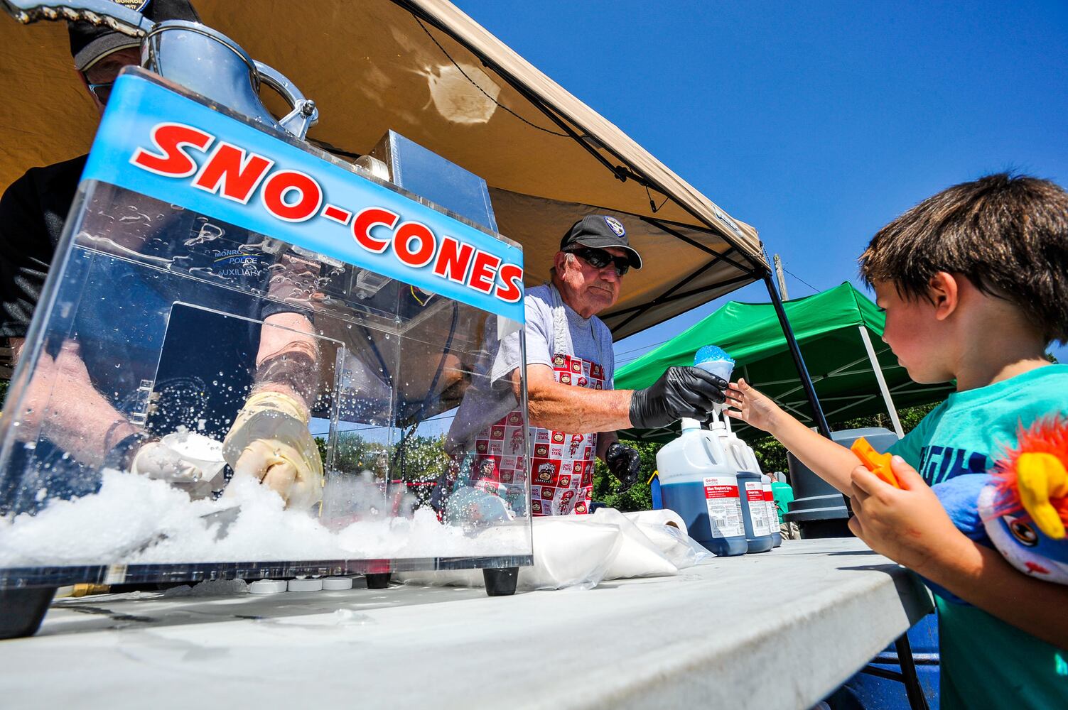 Hundreds attend Touch A Truck event in Monroe