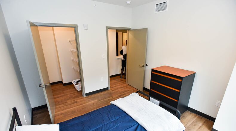 Hope House Mission opened an $11.4 million men's homeless shelter last year on Grove Street in Middletown. Leaders there say they're taking steps to keep residents and staff safe during the coronavirus pandemic as homelessness continues to grow. NICK GRAHAM / STAFF