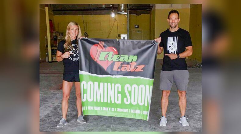 Andrea and Adam Dobrozsi plan to open Clean Eatz Cafe by the end of January in West Chester. The certified personal trainers say the cafe offers healthy, convenient meals that are affordable. SUBMITTED PHOTO