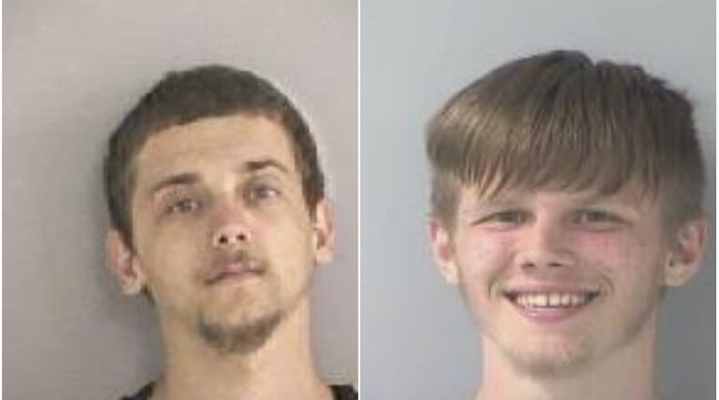 Robert Howell (left) and Malaki Bond were arrested in connection with a May 28 incident in Oxford when another man was shot in the foot following an altercation.
