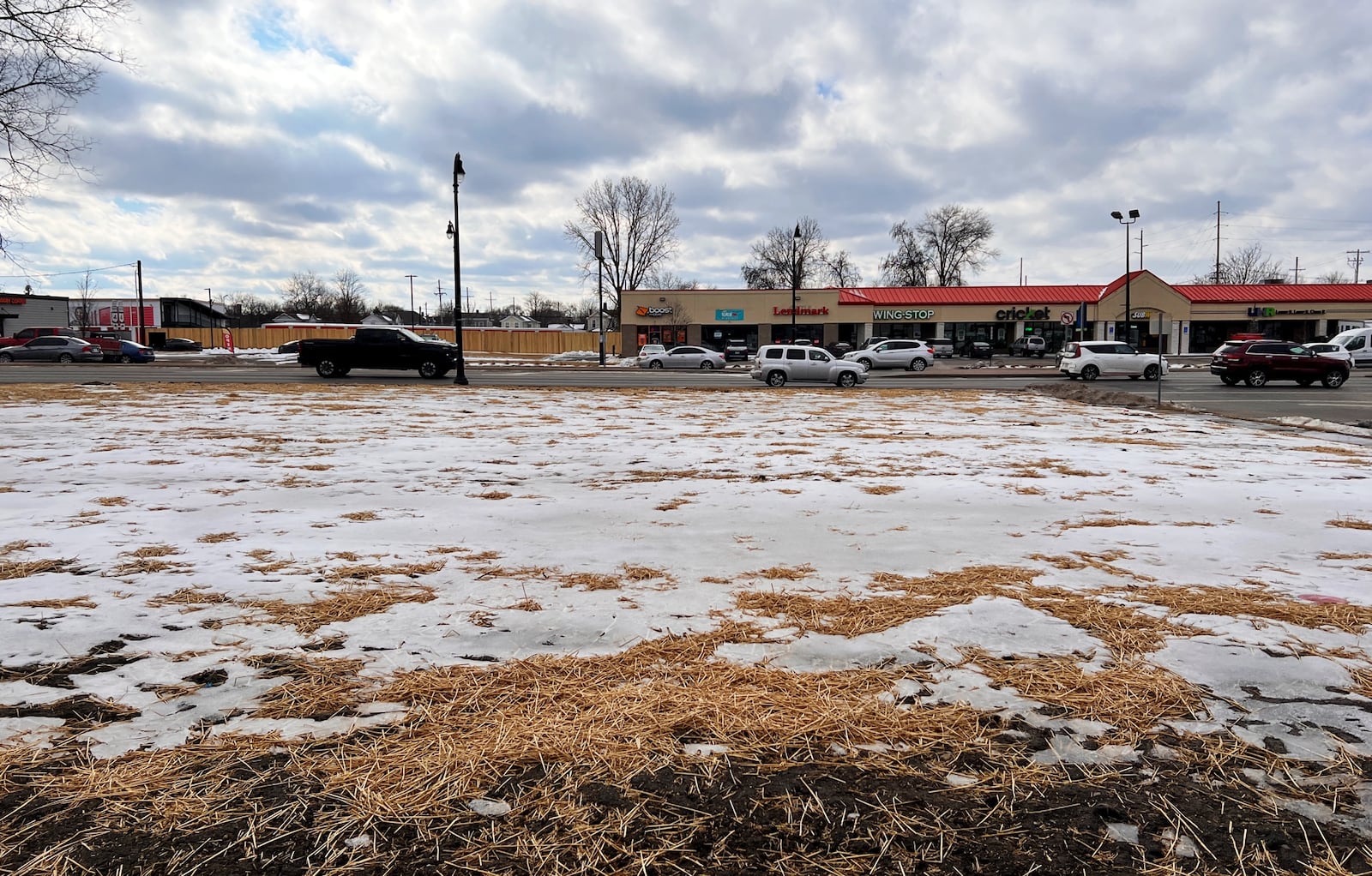 A proposed retail development with an urban feel is proposed at the intersection of 10th and High streets in Hamilton. It could be as large as a $2 million investment. NICK GRAHAM/STAFF