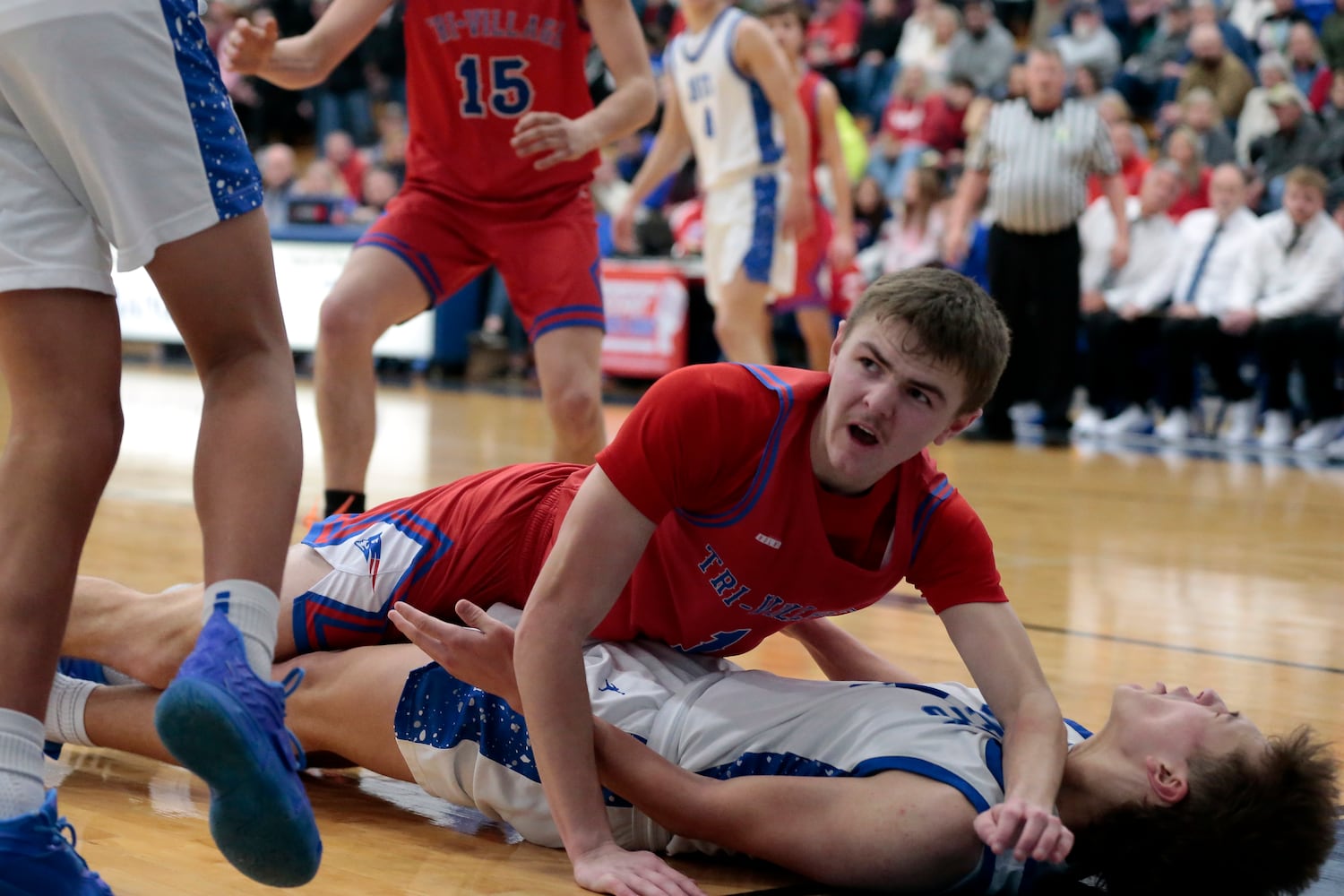 Tri Village Franklin Monroe basketball