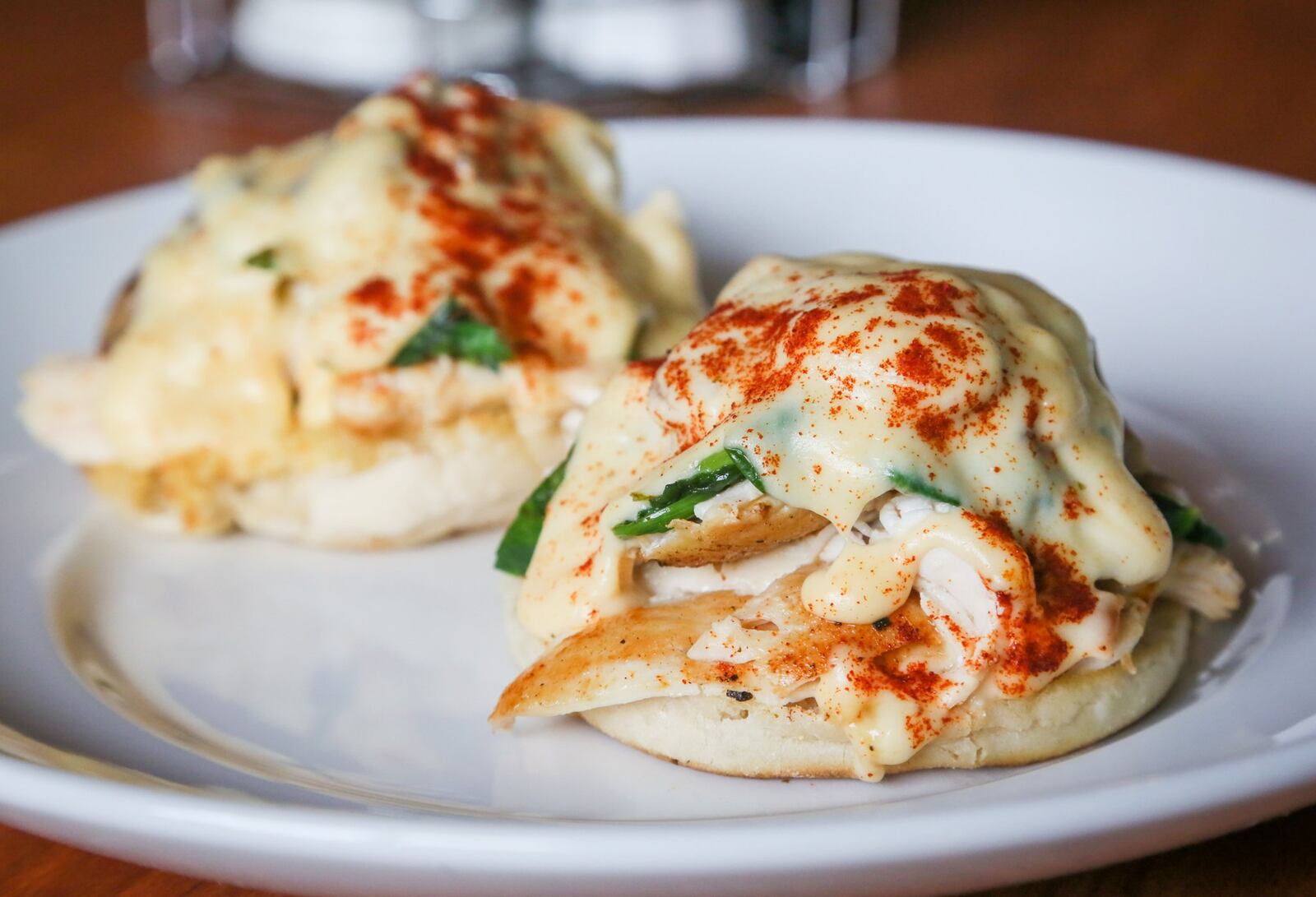 Cajun Benedict at Fireside Café, 6752 Cincinnati-Dayton Road in Liberty Twp. 