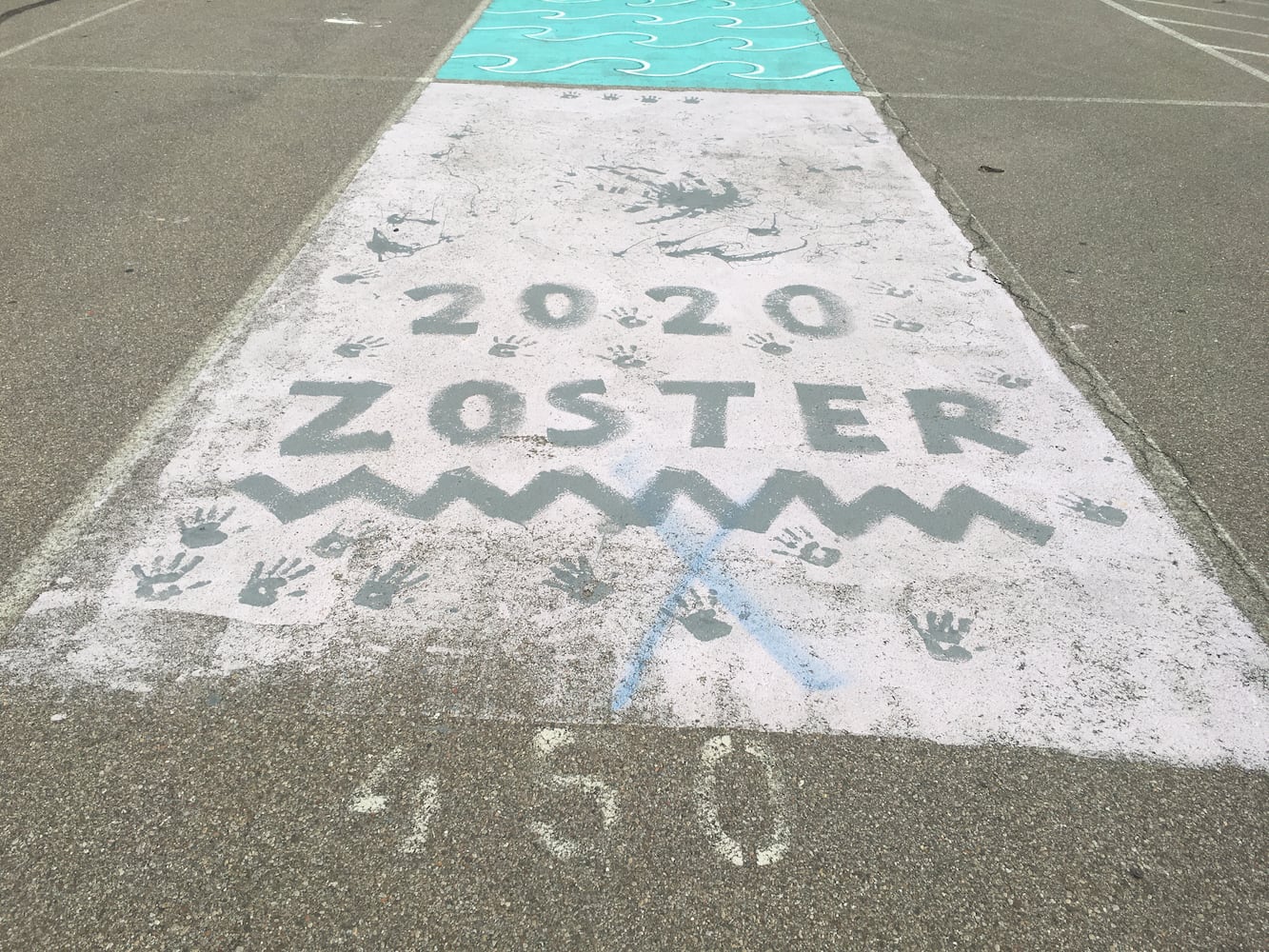 Lakota West High School parking lot spaces