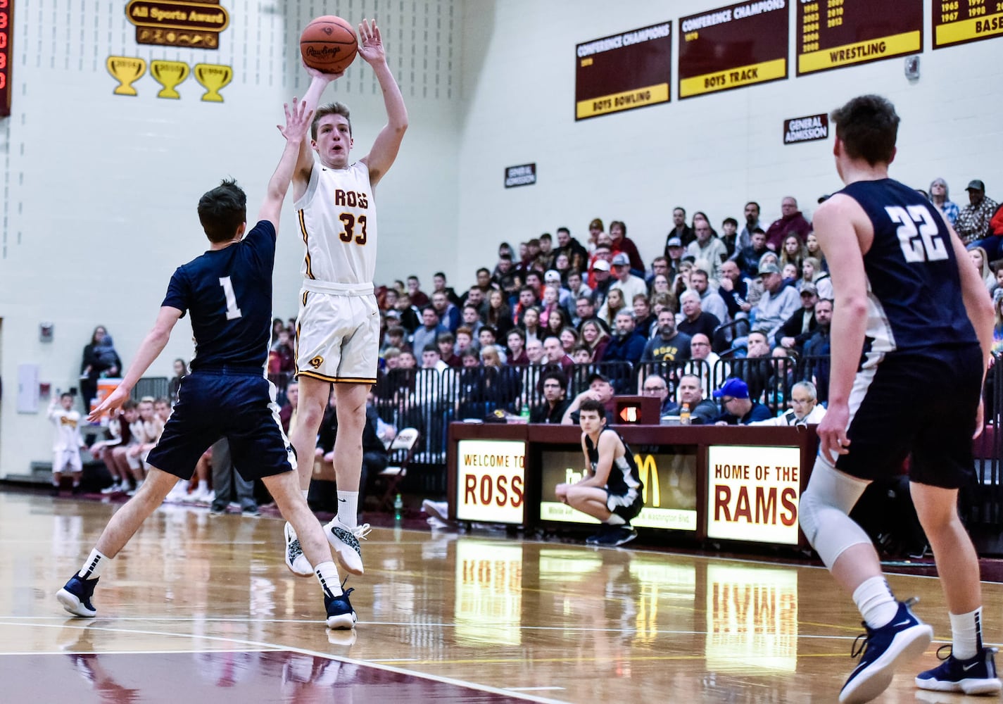 Ross vs Edgewood basketball