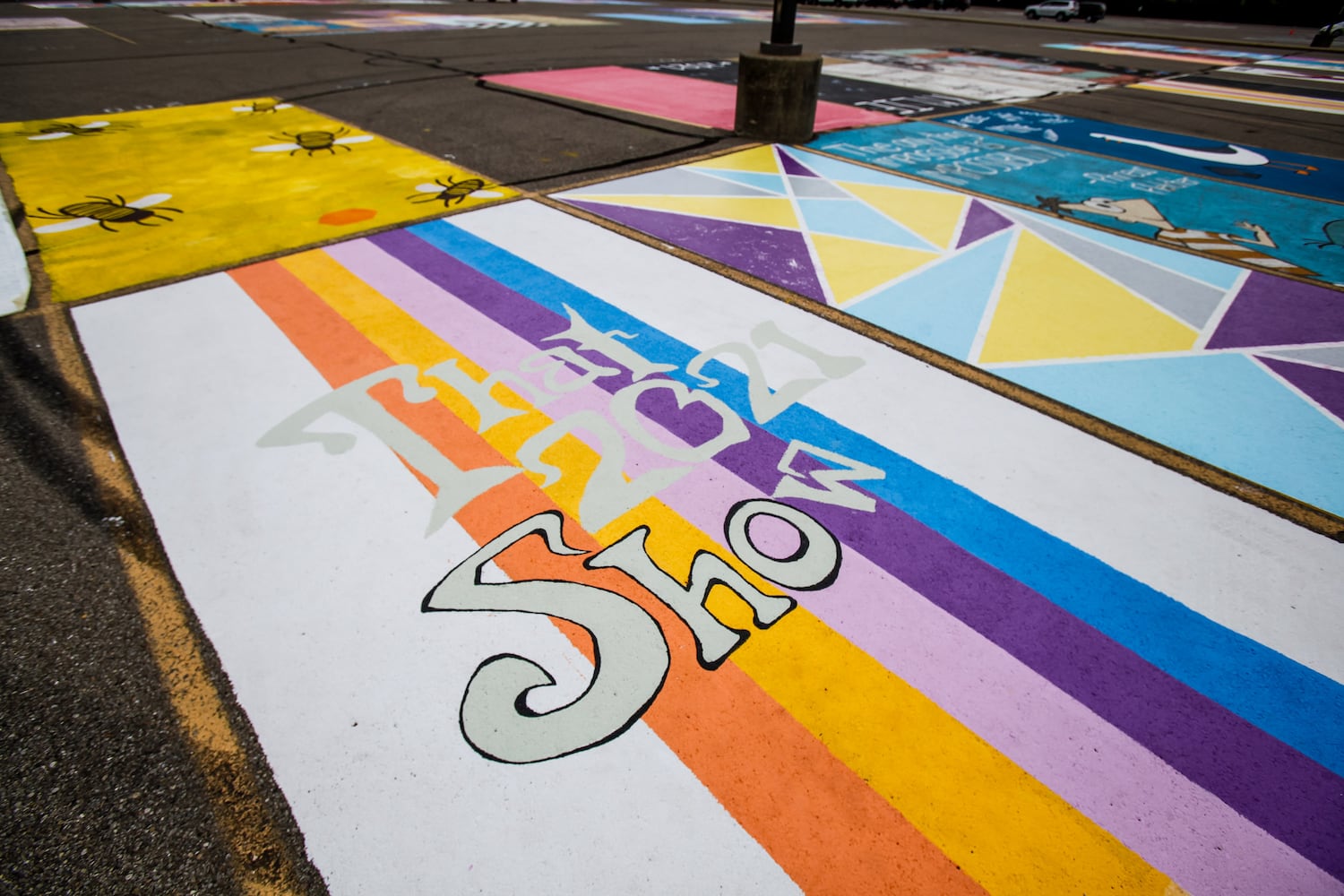 081220 Lakota East parking spot painting