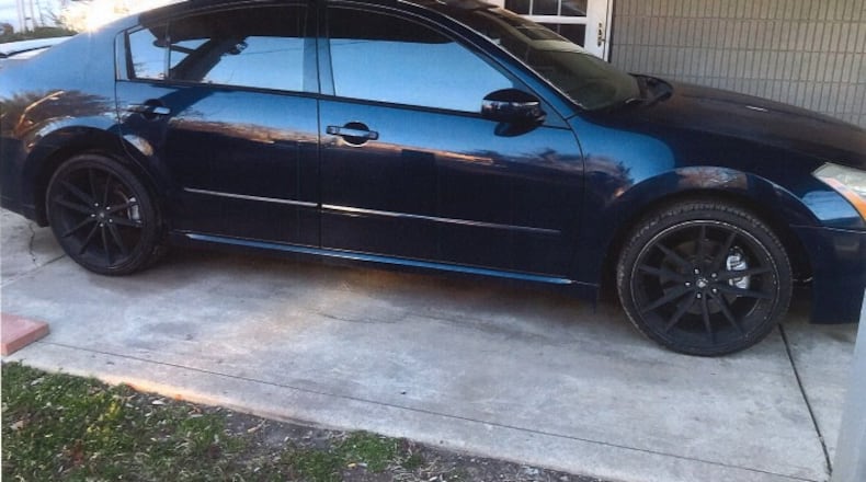 This car was reported stolen Friday morning in Middletown, then found that night in Franklin. SUBMITTED PHOTO