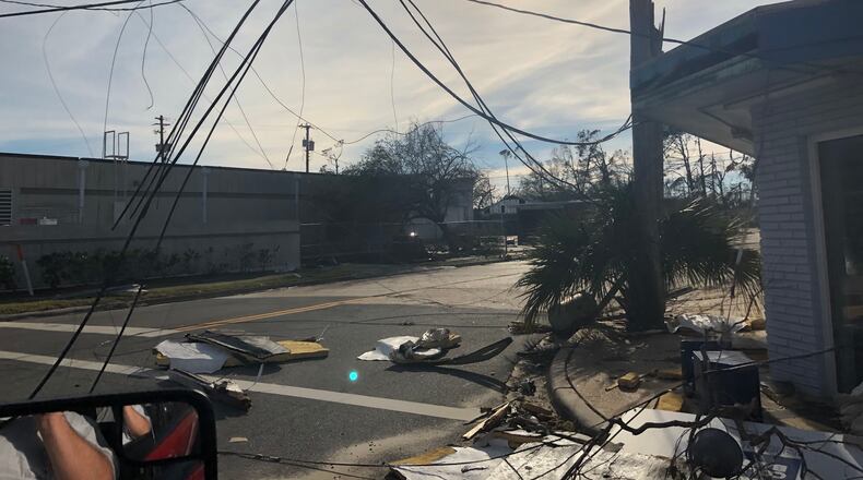 Some of the devastation Butler County emergency crews are seeing in the aftermath of Hurricane Michael in Bay County Florida.