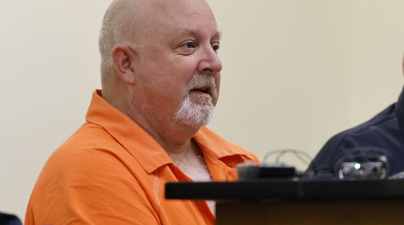 Vincent "Scott" Smith appeared in Middletown Municipal Court on 7 felony charges related to passing bad checks Wednesday, Aug. 23, 2023. NICK GRAHAM/STAFF