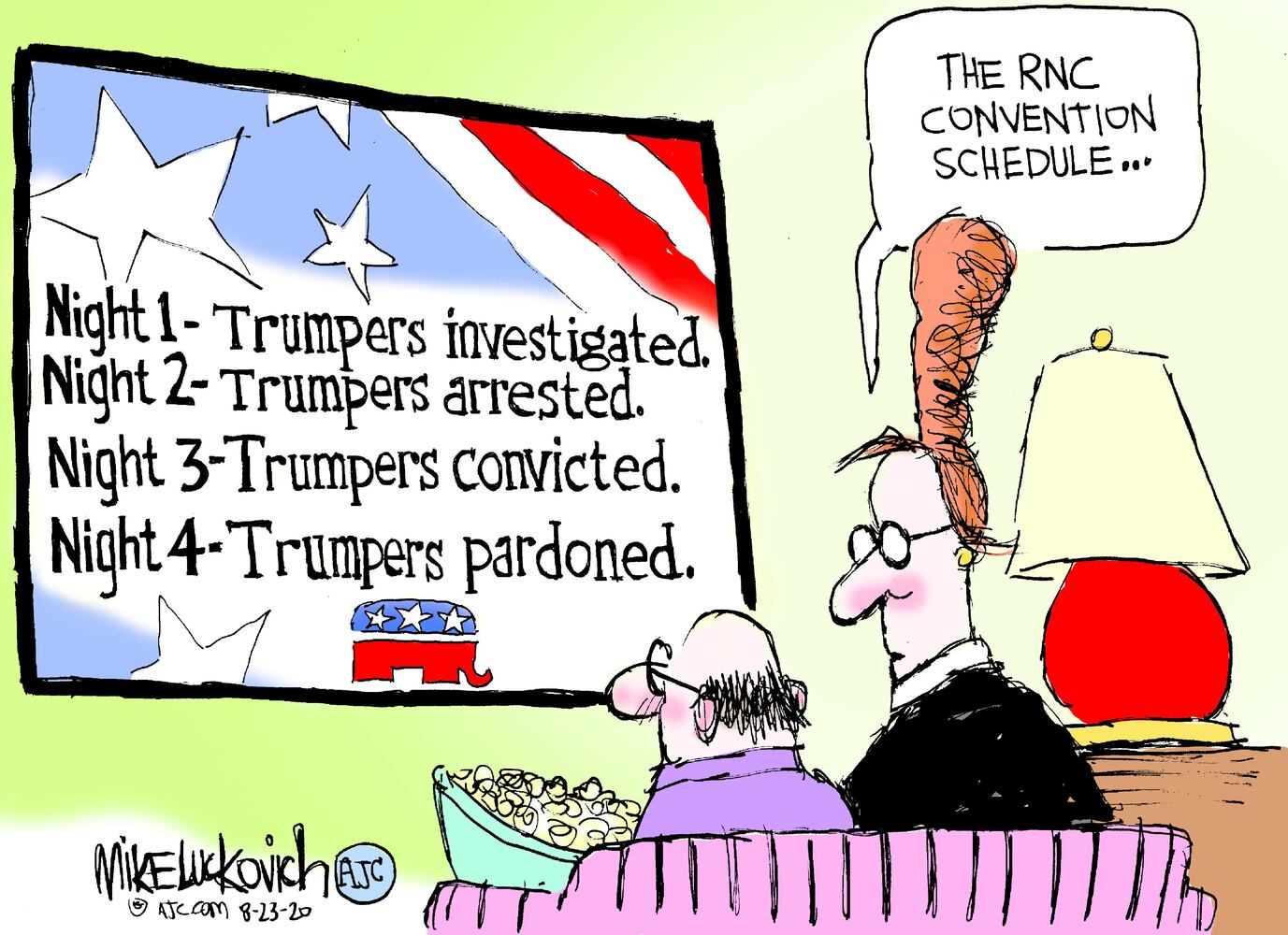 Week in cartoons: Democratic National Convention, Steve Bannon and more