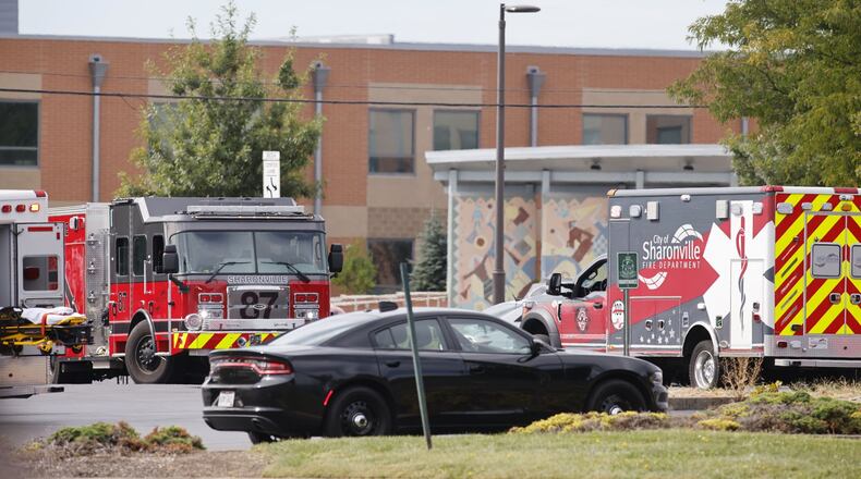 Police responded to Princeton High School on Friday, Sept. 23, 2002 after a report of an active shooter. The report was a hoax, officials said. NICK GRAHAM/STAFF