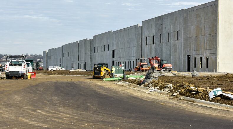West Chester Trade Center I, II and III, including approximately 1.2 million square feet of space, are being constructed along Ohio 747 between Smith Road and Union Centre Boulevard in West Chester Township. The industrial market finished strong at the end of 2018 and more is on the way in 2019. NICK GRAHAM/STAFF