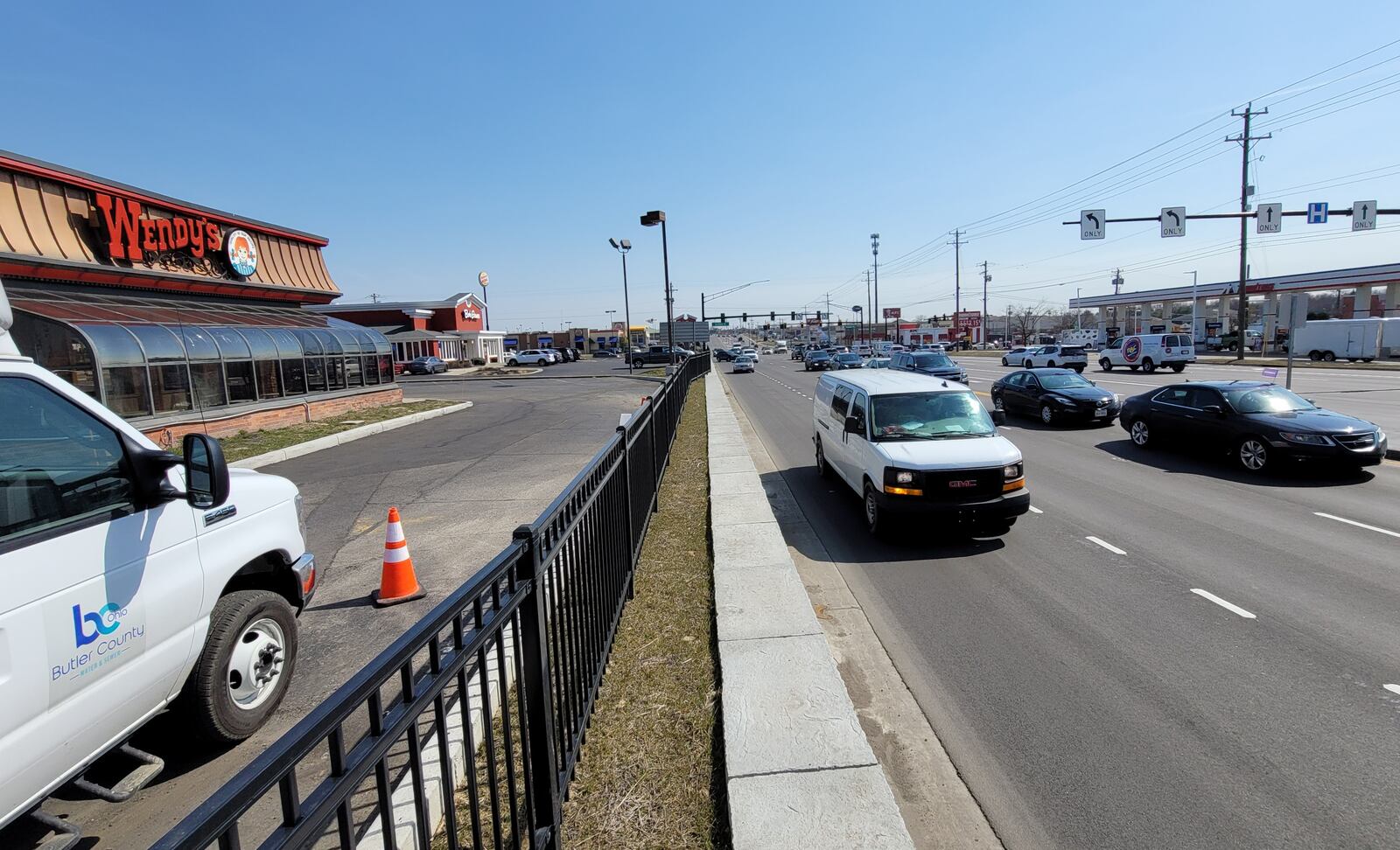 The Butler County Commissioners approved an $800,000 right-of-way settlement with Wendy's after a two-year court battle. The purchase was necessary for Tylersville Road widening project. NICK GRAHAM / STAFF