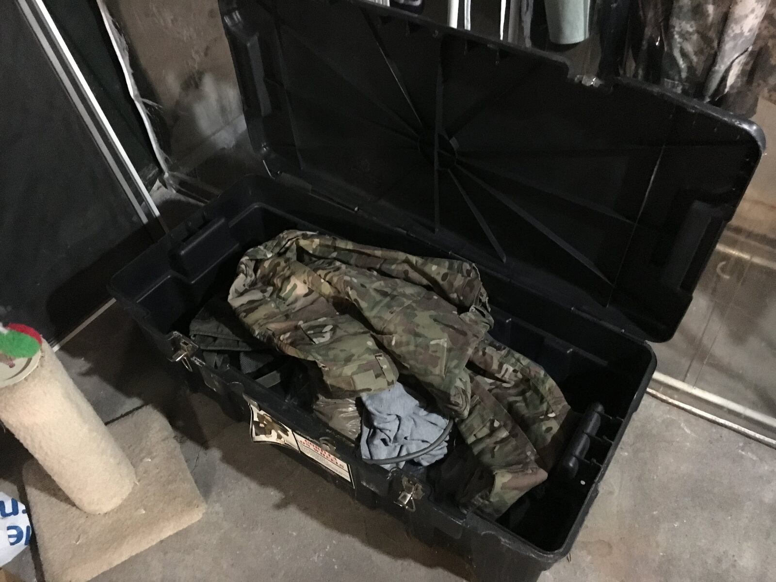 Someone stole several items from Army Lt. Col. Joe Jackson’s footlocker in his mom’s basement in Middletown.