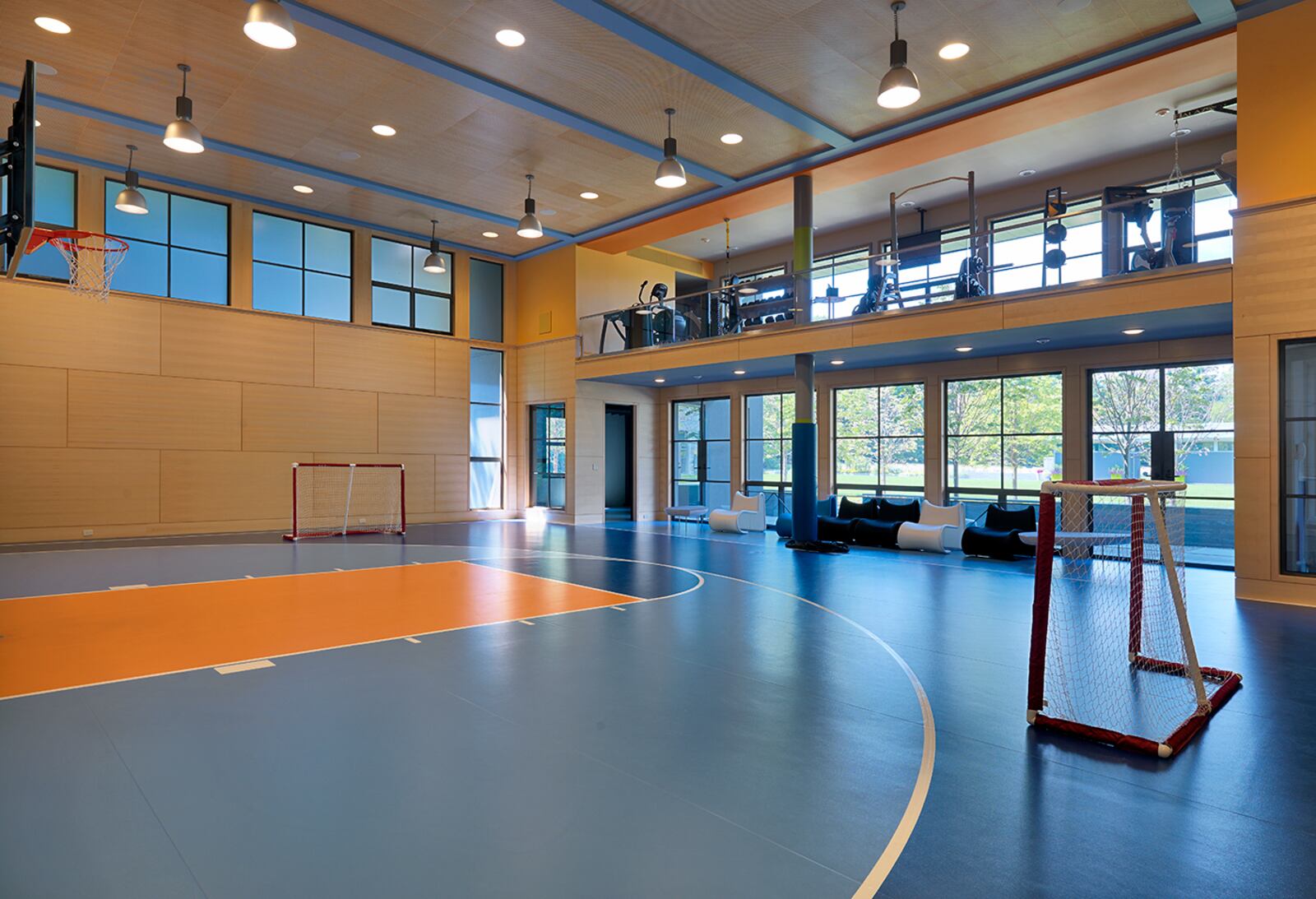 This type of basketball court may be built at Central Connections if leaders can secure the funding. SUBMITTED PHOTO