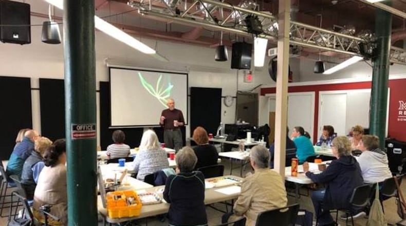 Attendees are seen at a previous Miami University Regionals Downtown Hamilton event. CONTRIBUTED