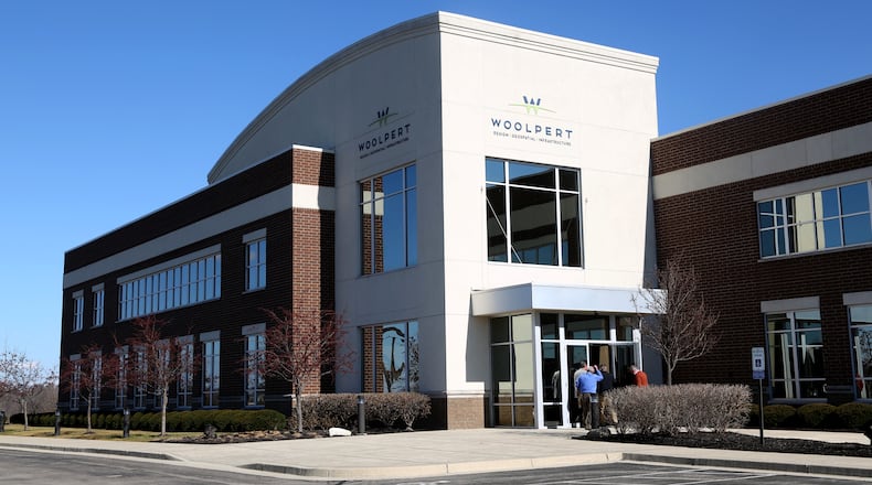 Woolpert’s Beavercreek headquarters off County Line Road. LISA POWELL / STAFF