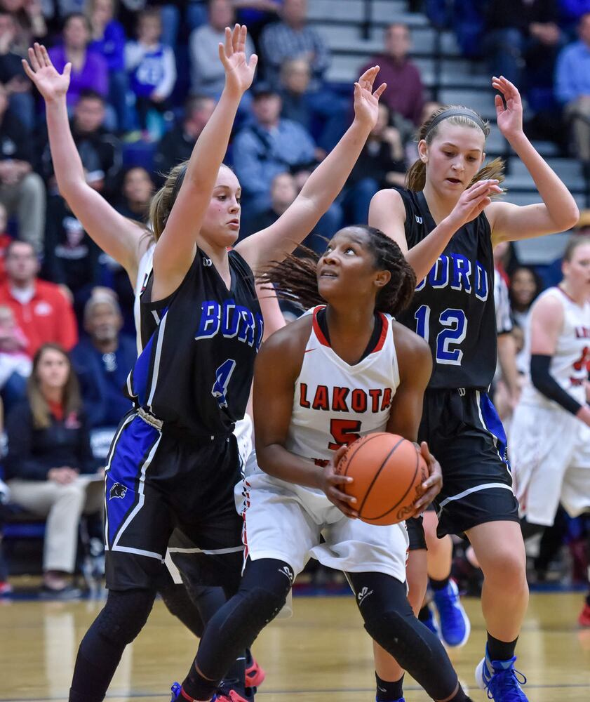 Lakota West vs Springboro girls basketball