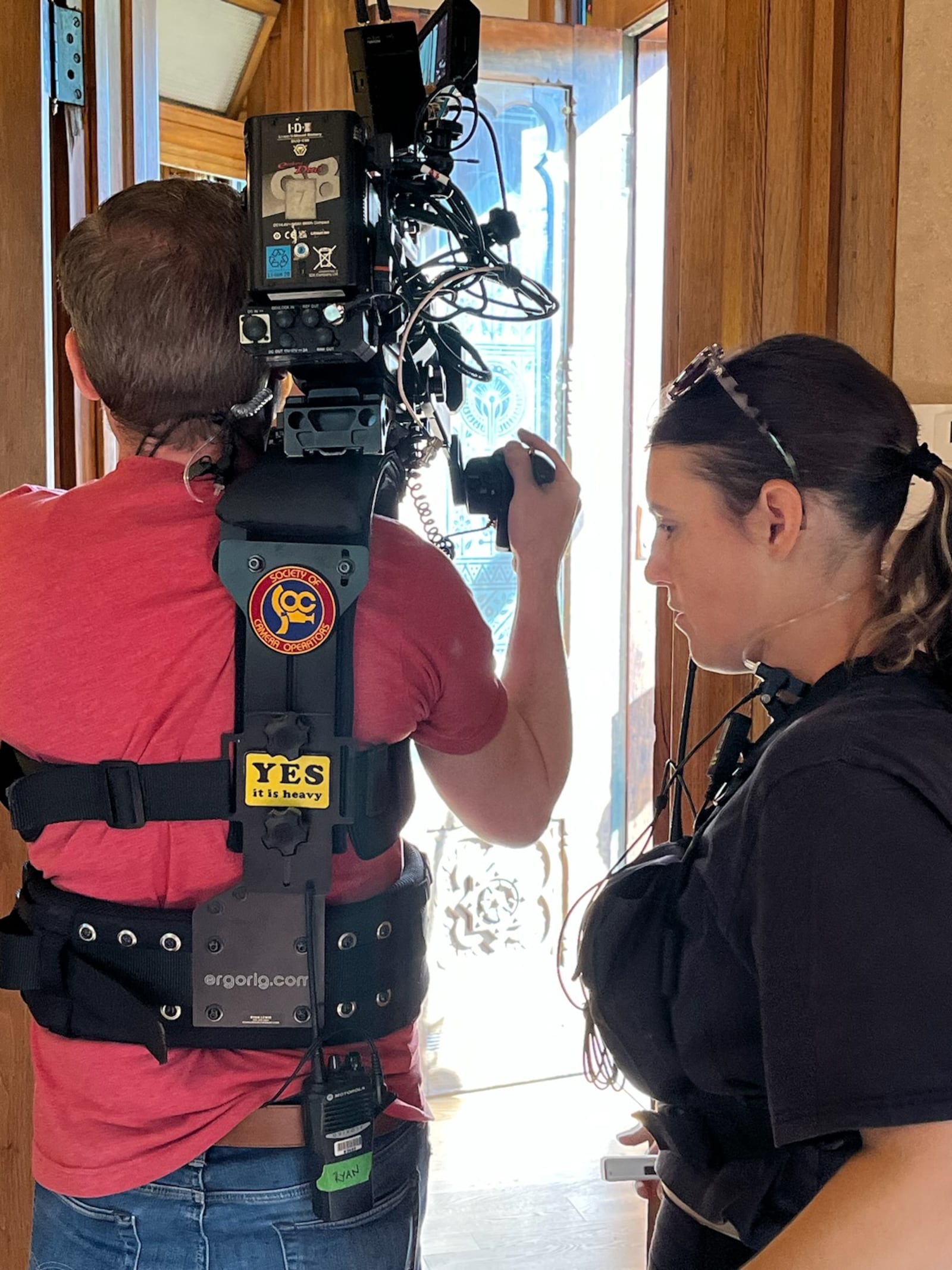 Clint Harp from the Magnolia Network's "Restoration Road" was seen walking in German Village by some with the Hamilton Community Foundation. It's likely the 1863-build Lane-Hooven House will be featured in the Dec. 6, 2023, episode, along with a few Hamiltonans. PROVIDED/FACEBOOK.COM