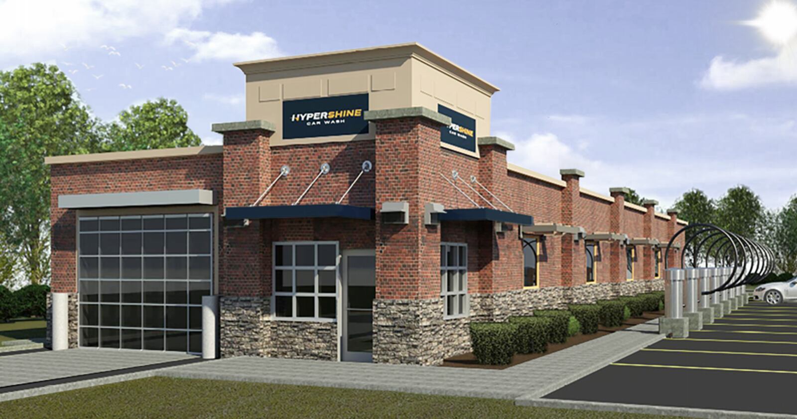 A Hypershine Carwash is proposed to be built on the southeast corner of the Meijer parking lot in Fairfield. It would be a $1.5 million investment, according to company officials. PROVIDED
