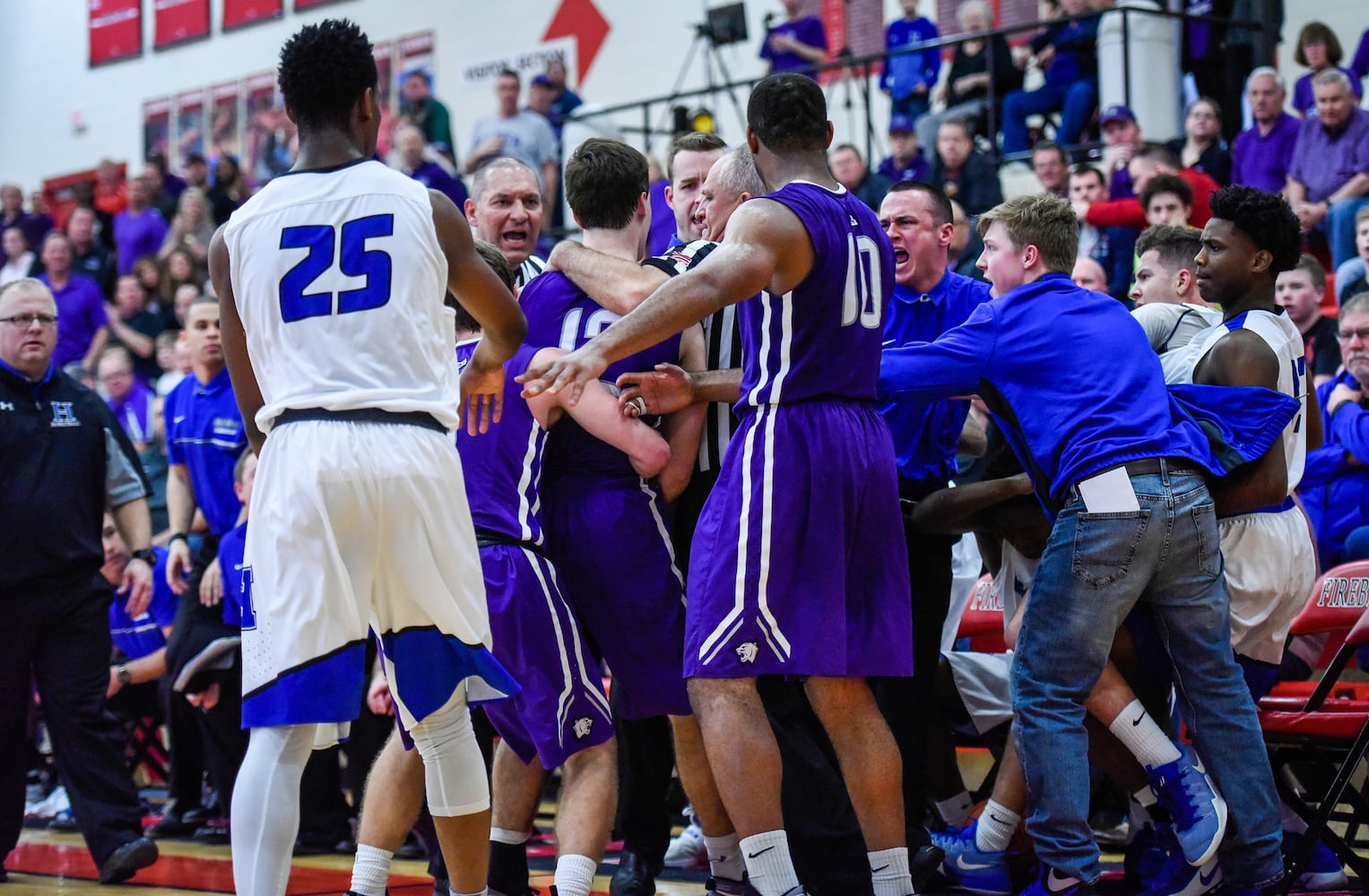 Hamilton vs Elder Sectional Basketball
