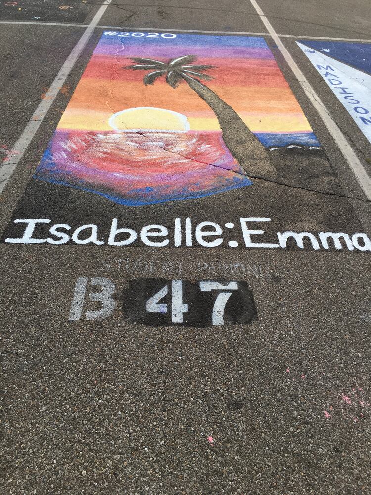 parking lot spaces