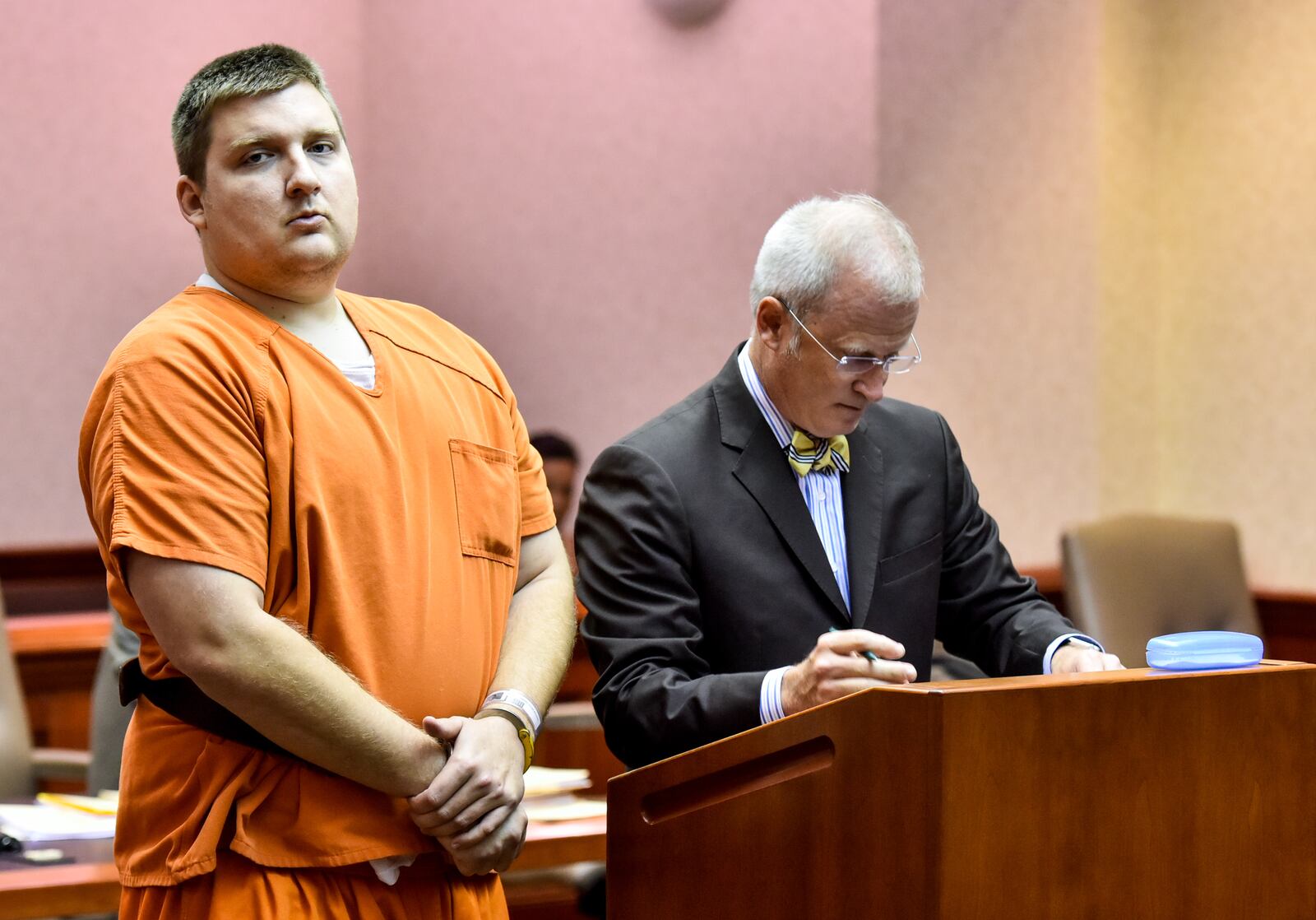 Fairfield High School teacher Tyler Conrad was found guilty of sexual imposition and contributing to the delinquency of a minor in connection with a case involving a teen student. 