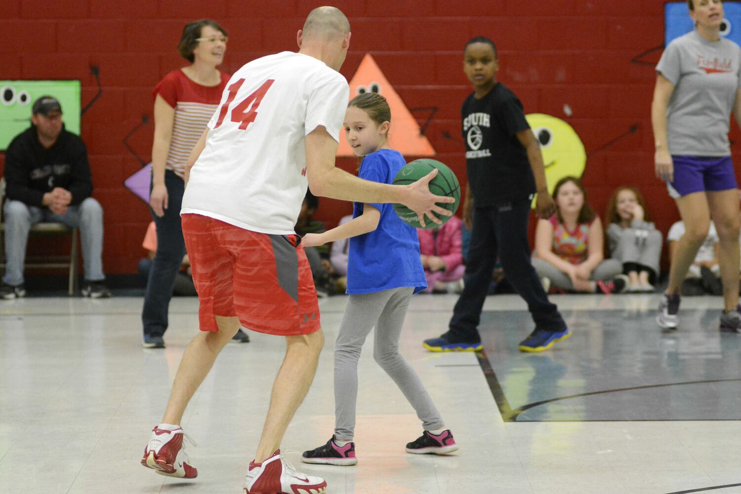 Students vs. Staff basketball