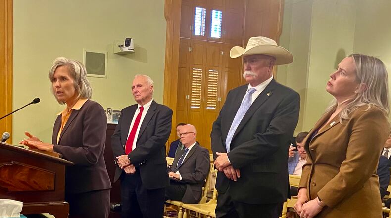 Butler County Commissioner Don Dixon, Auditor Nancy Nix, Sheriff Richard Jones and Middletown Vice Mayor Monica Nenni were peppered with questions about legislation to slash the average 42% property value hike during a House Ways and Means Committee hearing on Tuesday.