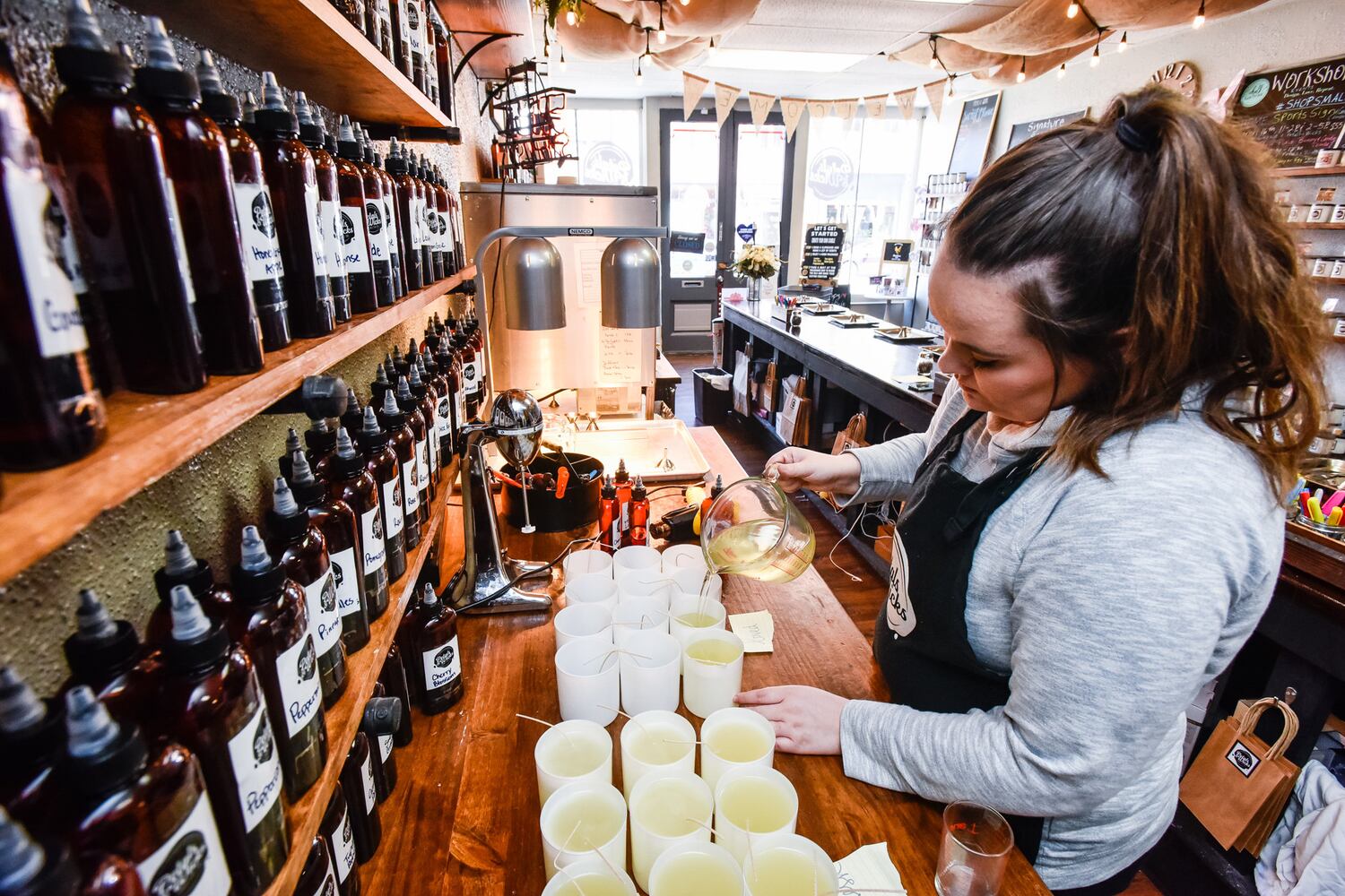 Petals & Wicks on Main Street in Hamilton expanding