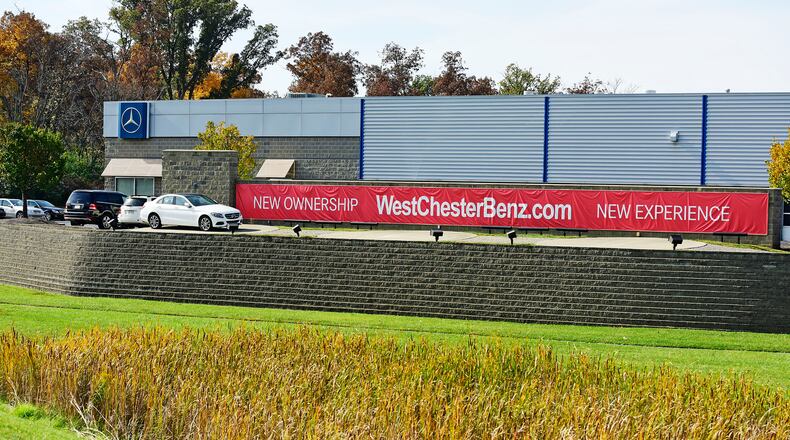 Mercedes-Benz of West Chester recently filed a permit for an estimated $500,000 worth of renovations to its facility at 5897 Muhlhauser Road. STAFF FILE PHOTO