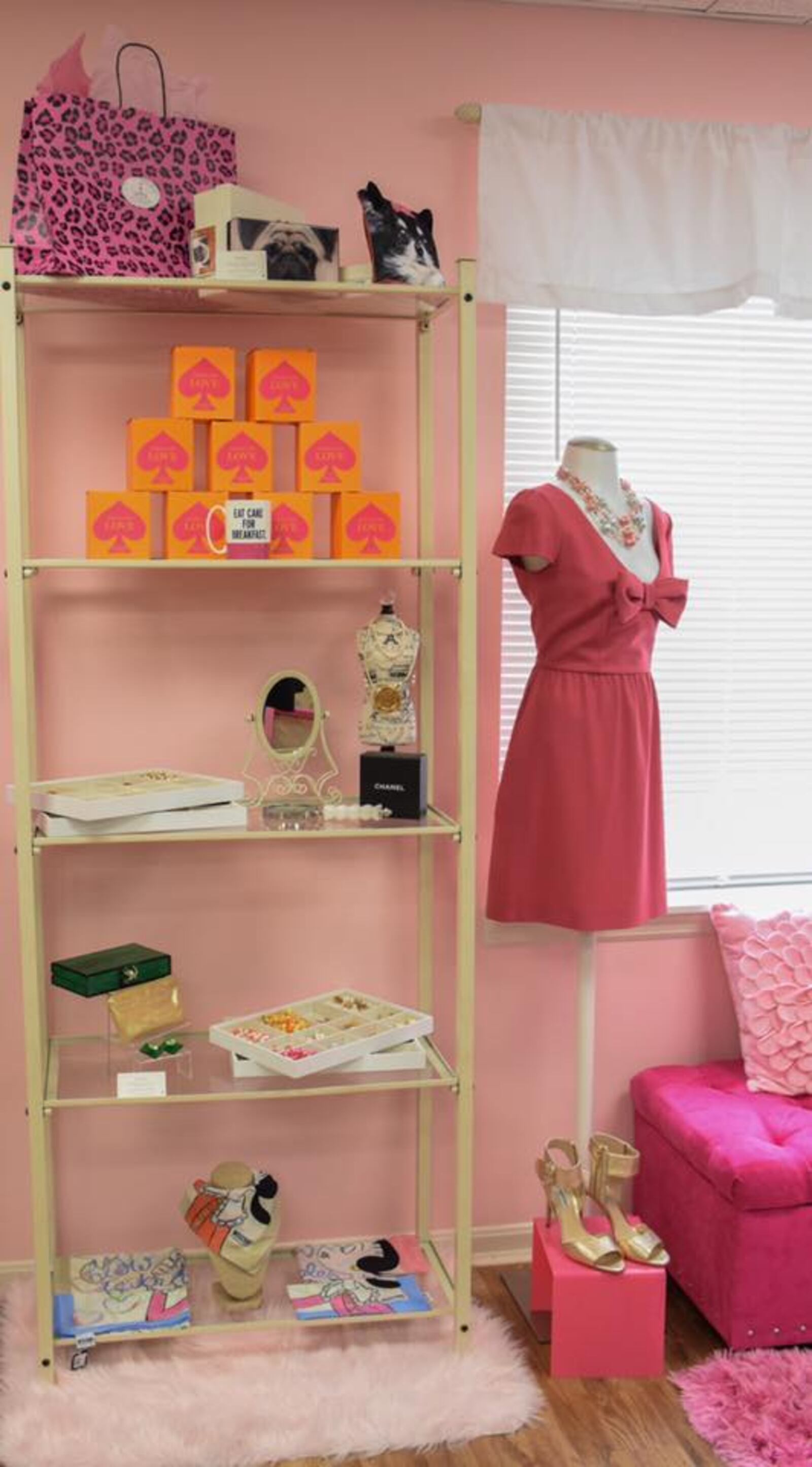 Designers Items and More, located at 8919 Brookside Ave. in West Chester Twp., specializes in high-end, new, pre-owned, and vintage couture designer clothes, and shoes and accessories. 