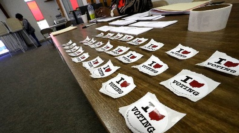 Miami University is one of the best colleges or universities in the country for student voting, according to a new survey by Washington Monthly. BILL LACKEY/FILE