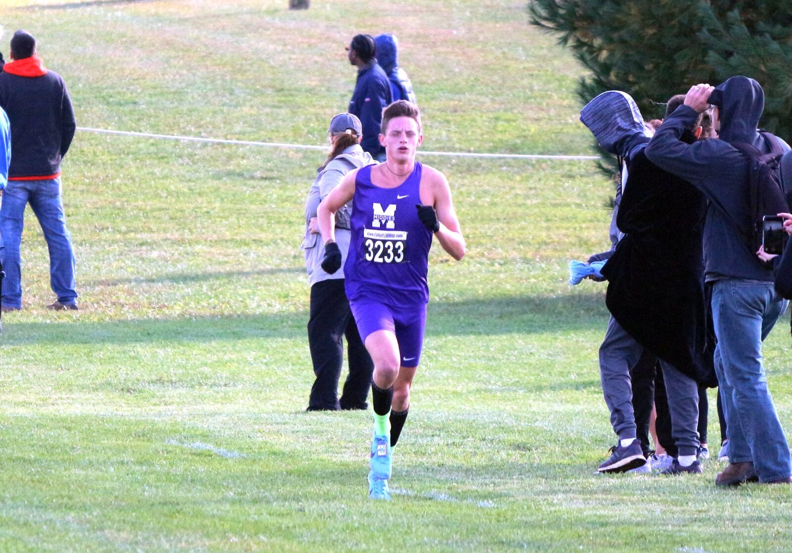 Middletown’s Conant Smith earned a Division I district championship last weekend at Cedarville University and will run in Saturday’s regional meet at Troy. CONTRIBUTED PHOTO BY GREG BILLING