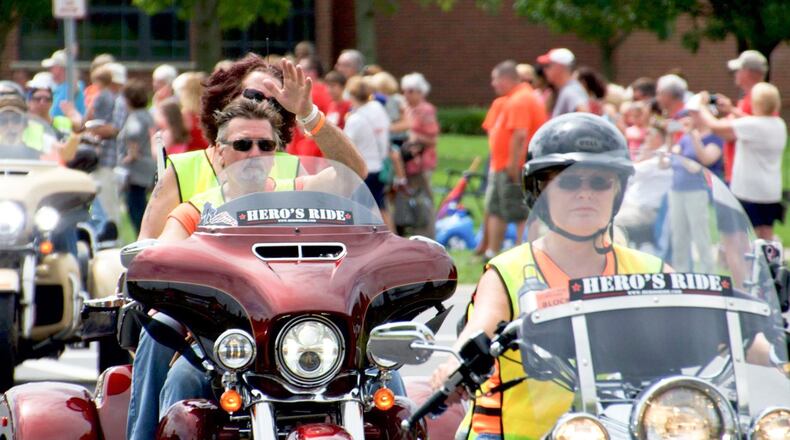 The second annual Ride 4 Heroes motorcycle ride is set to place on Saturday, Aug. 17, 2019, which starts in Fairfield’s Village Green, heads to Hueston Woods State Park and ends at Queen City Harley-Davidson on Ohio 4 in Fairfield. FILE
