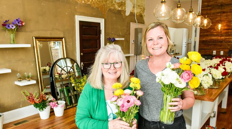 Two Little Buds owners Alice Francis and her daughter Mindy Staton.