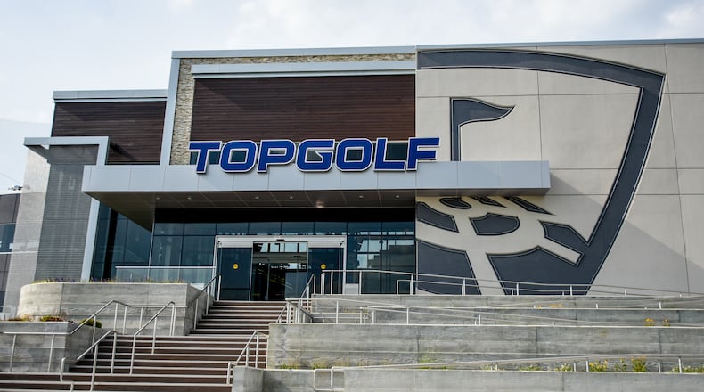 Topgolf was sold to Atlanta-based RCG Ventures along with AMC West Chester and a slew of nearby businesses. NICK GRAHAM/STAFF