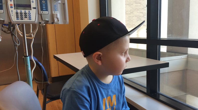 Quintin Richardson at Cincinnati Children’s Hospital Medical Center. CONTRIBUTED PHOTO