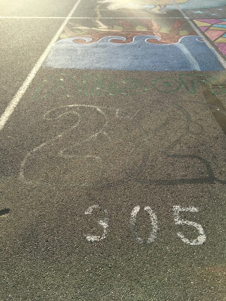 Lakota West senior parking spaces