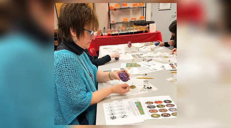 Art students at the Fitton Center will offer support to Ukrainian artists by participating in a one-day Pysanka: Egg Dyeing Workshop. CONTRIBUTED