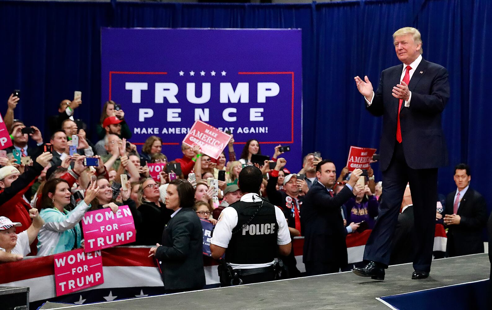 PHOTOS President Trump's past visits to the region.