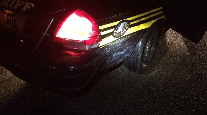 A hit-skip crash in Franklin involving a Butler County sheriff’s cruiser.