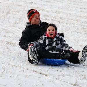 Taylorsville MetroPark is one of three MetroParks that have designated sledding areas. CONTRIBUTED