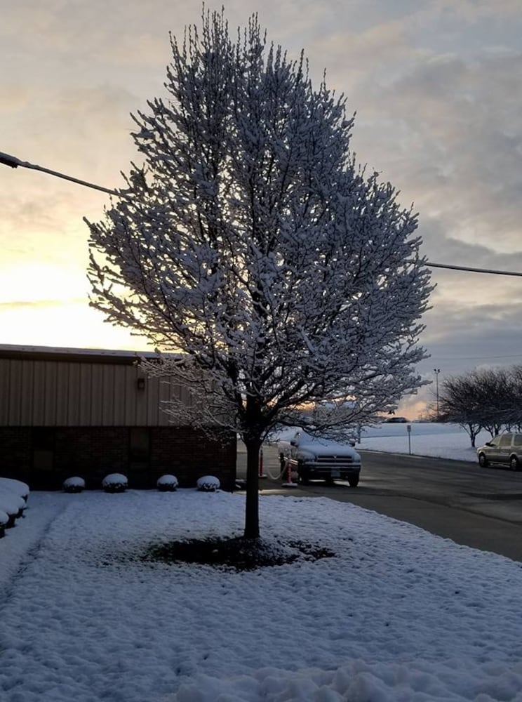 PHOTOS: Miami Valley gets a coating of snow  in April (User-submitted photo)
