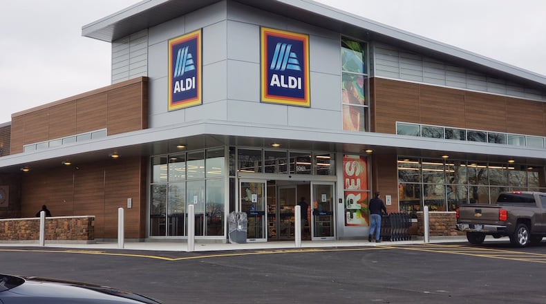 Grocery discount chain Aldi is opening its first location in Fairfield on Thursday. The new 22,000-square-foot store at 5065 Pleasant Ave. provides another grocery option in the downtown area of Fairfield. NICK GRAHAM/STAFF
