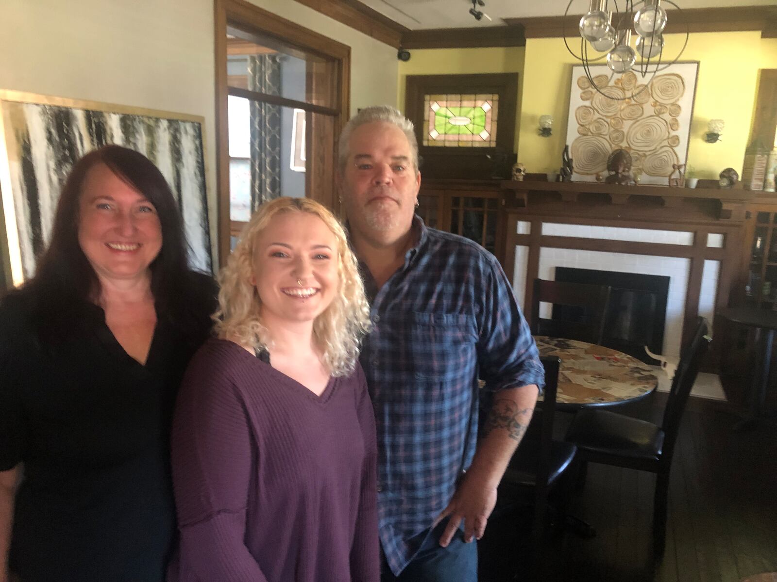 Tracy and Brian Teetzen and their daughter, Cassidy, recently opened The Cracked Pot, a coffee and crepe shop on Central Avenue in Middletown. The Grand Opening is set for 10 a.m. July 23. RICK McCRABB/STAFF