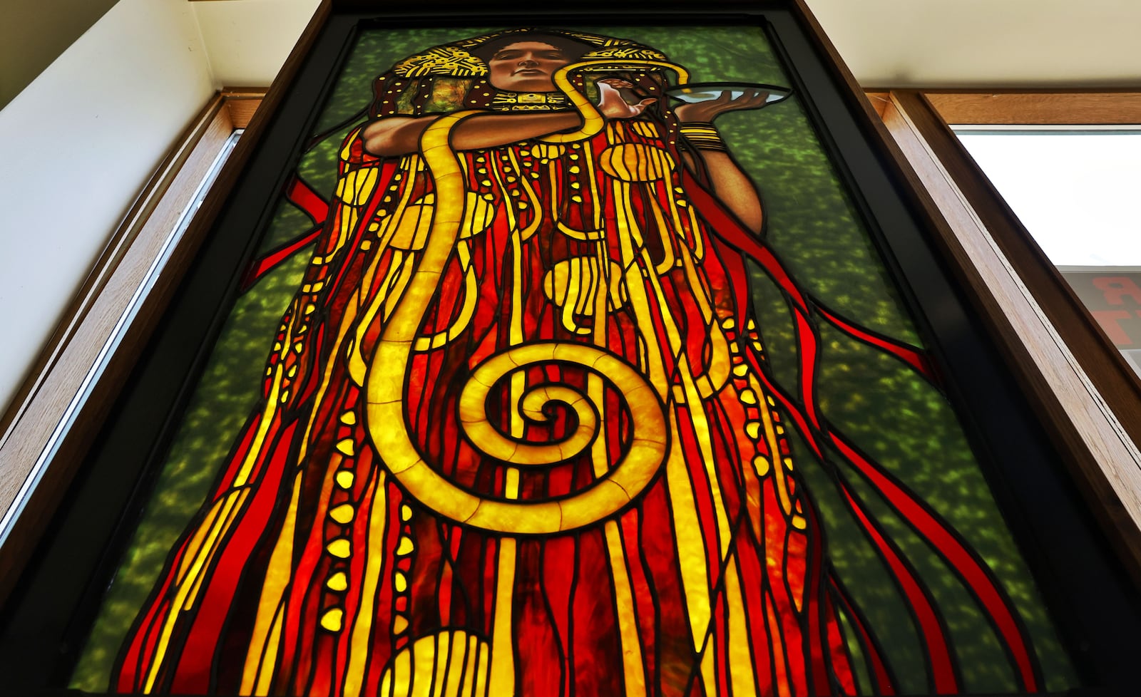 Jay and Linda Moorman own BeauVerre Riordan Studio in Central Avenue in Middletown. The business does restoration of stained glass, new stained glass pieces, classes to teach beginners and more. NICK GRAHAM/STAFF