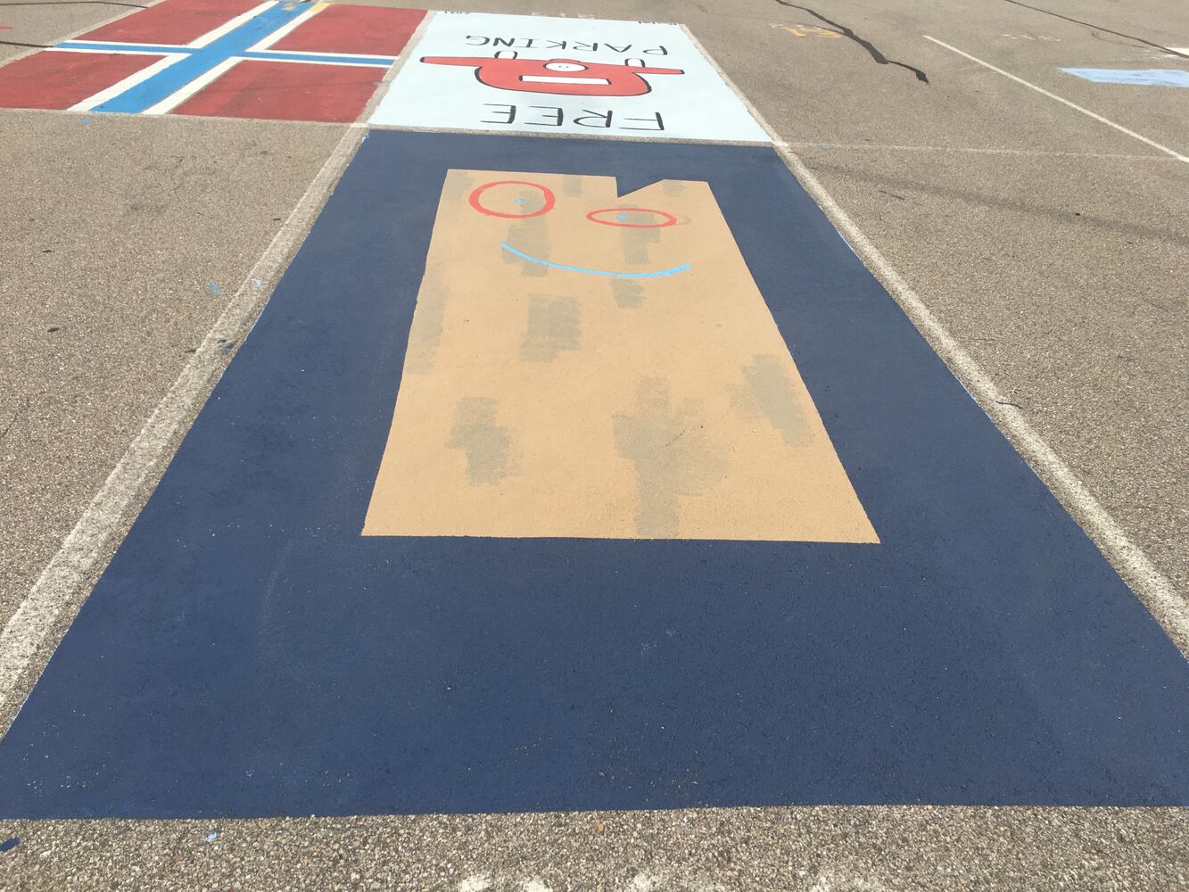 Lakota West High School parking lot spaces