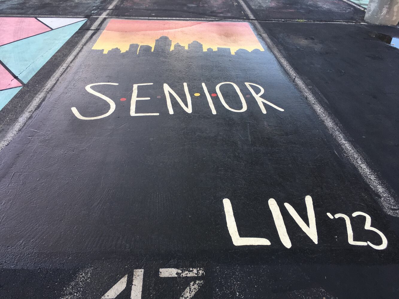 Ross senior parking lot spaces