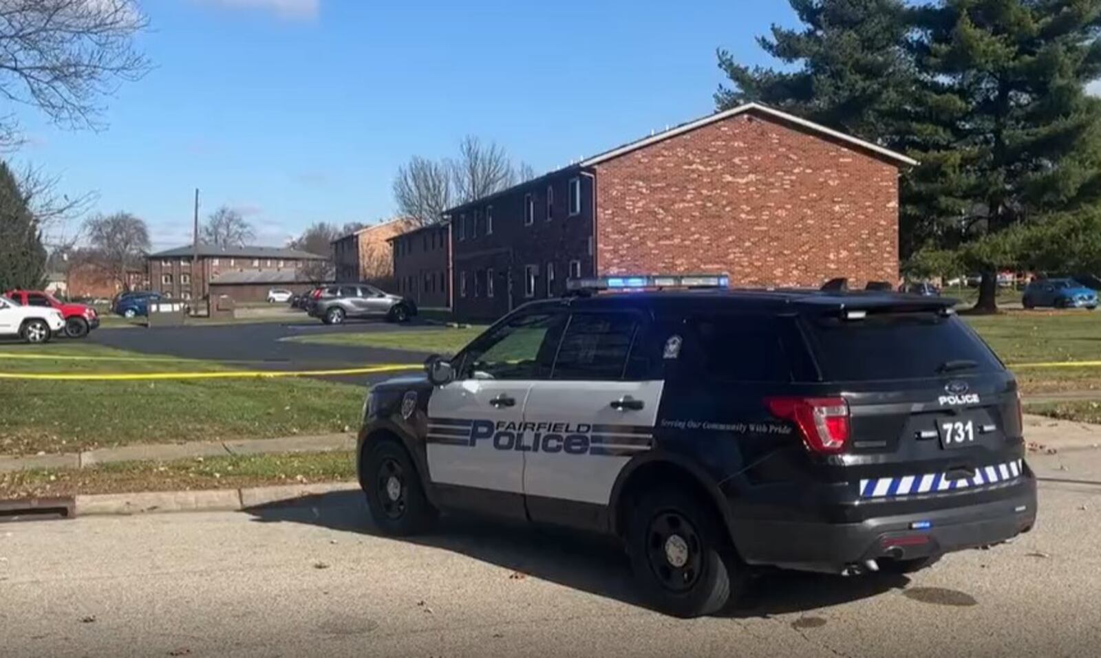 Fairfield police responded to a report of a shooting on Eastgate Boulevard just before 9 a.m. Friday. WCPO/CONTRIBUTED